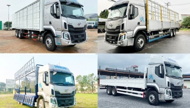 Giá Lăn Bánh Xe Tải Chenglong H5 260Hp 3 Chân Cầu Lết 15 Tấn