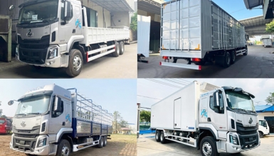 Giá Lăn Bánh Xe Tải Chenglong H5 270Hp 3 Chân Cầu Thật 14 Tấn