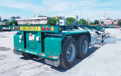 Sơ Mi Rơ Moóc Xương 2 Trục 20 Feet CIMC