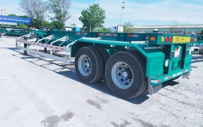 Sơ Mi Rơ Moóc Xương 2 Trục 40 Feet CIMC