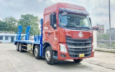 Xe Nâng Đầu Chenglong H7 4 Chân Chở Máy Công Trình