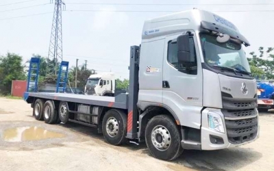 Xe Nâng Đầu Chenglong H7 5 Chân Chở Máy Công Trình