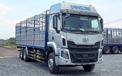 Chenglong H5 3 Chân Cầu Thật 14 Tấn Mui Bạt 9m6