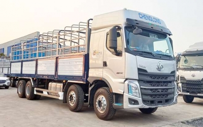 Chenglong H7 4 Chân 17.6 Tấn Thùng Mui Bạt 9m7