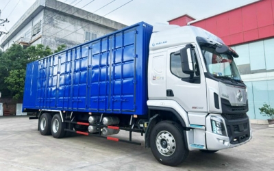 Chenglong H5 3 Chân 13.2 Tấn Thùng Pallet 9m9