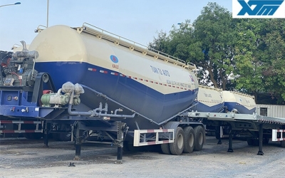  Moóc Bồn Chở Xi Măng Rời 30 Khối Kaile