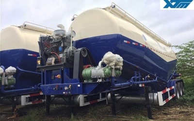 Moóc Bồn Chở Xi Măng Rời 43 Khối Kaile