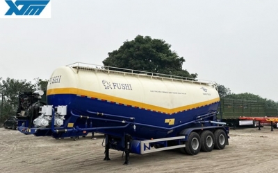 Moóc Bồn Chở Xi Măng Rời 47 Khối Fushi