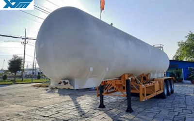 Mooc Bồn Xitec Chở NH3 Lỏng 3 Trục Tân Thanh