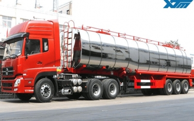 Mooc Bồn Xitec Chở Nhựa Đường Nóng Lỏng 28 Khối Tân Thanh