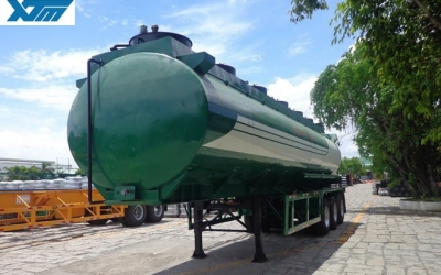Mooc Bồn Xitec Chở Xăng Dầu 3 Trục 43 Khối Tân Thanh