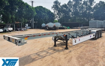 Moóc Cổ Cò 3 Trục 48 Feet Kaile