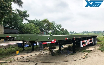 Moóc Sàn 3 Trục 12.4m Fushi