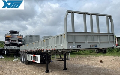 Moóc Thùng Lửng 3 Trục Kaile