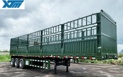 Moóc Thùng Khung Mui 3 Trục 12.4m Fushi