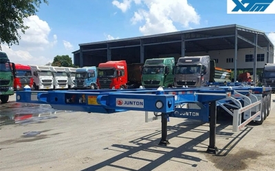 Moóc Xương 3 Trục 40 Feet Junton