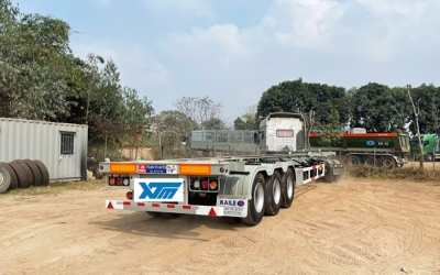 Moóc Xương 3 Trục 40 Feet Kaile