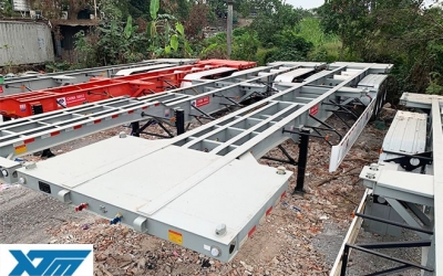 Moóc Xương 3 Trục 45 Feet Kaile