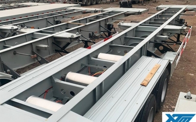 Moóc Xương 3 Trục 48 Feet Kaile