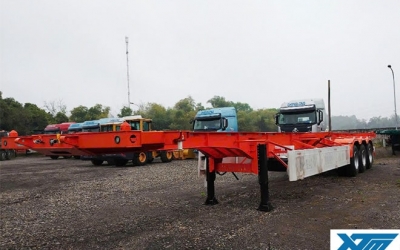 Sơ Mi Rơ Moóc Cổ Cò 3 Trục 15.6m 50 Feet Antu