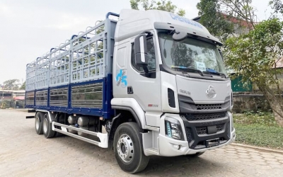 Chenglong H5 6x2 260Hp 14.3 Tấn Thùng Mui Bạt 9m9