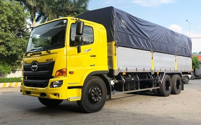 Xe Tải 3 Chân Cầu Lết 15 Tấn Hino FL