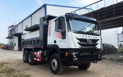 Xe Ben 3 Chân Iveco Hongyan 390Hp