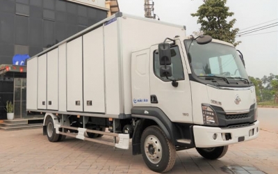 Chenglong L3 160Hp 6.6 Tấn Thùng Kín Composite 8m