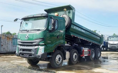 Xe Ben Chenglong 4 Chân Cầu Dầu 13 Khối