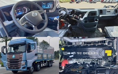 Xe Tải Chenglong H7 360Hp 5 Chân 22 Tấn