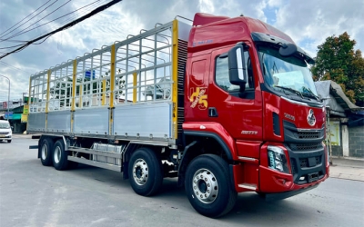 Chenglong H5 8x4 290Hp 18 Tấn Mui Bạt Bửng Nhôm 9m9