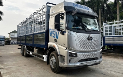 Chenglong H5V 6x2 310Hp 14.5 Tấn Thùng Mui Bạt 9m9