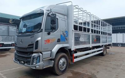Chenglong M3 6.6 Tấn Chở Mô Tô Xe Máy 2 Tầng Thùng Dài 9m9