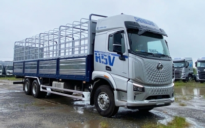 Chenglong H5V 6x4 310Hp 13.8 Tấn Thùng Mui Bạt 9m9