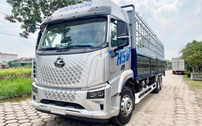 Chenglong H5V 6x2 310Hp 14.2 Tấn Mui Bạt Bửng Nâng 9m9