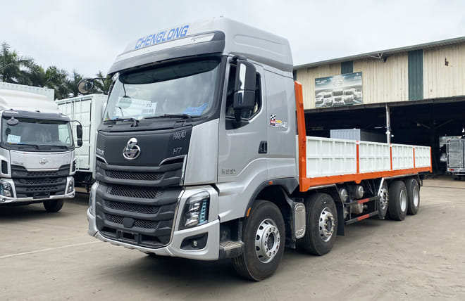 Chenglong H7 360Hp 5 Chân 21.9 Tấn Thùng Lửng 9m7