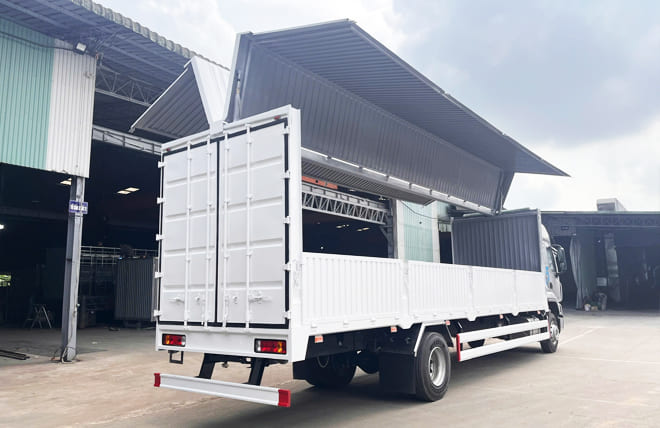 Thiết kế cánh dơi thuận tiện khi giao nhận