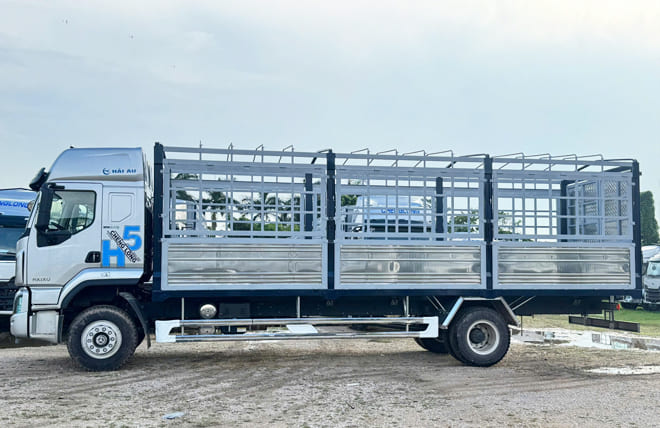 Thùng mui bạt 8m3 và 8m5 tăng tính linh hoạt
