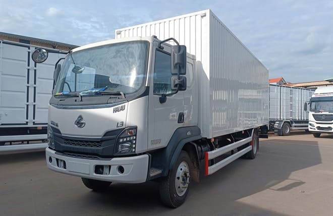 Thùng kín kiểu Container dài 8m Giải pháp vận tải tối ưu