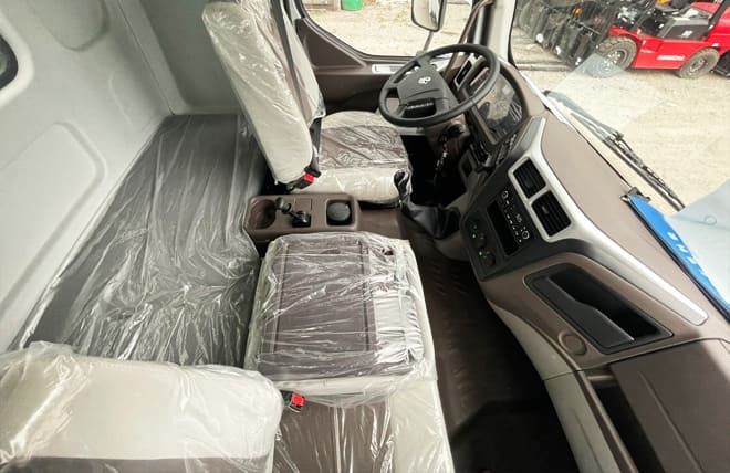 Nội thất tiện nghi mang lại sự thoải mái cho bác tài