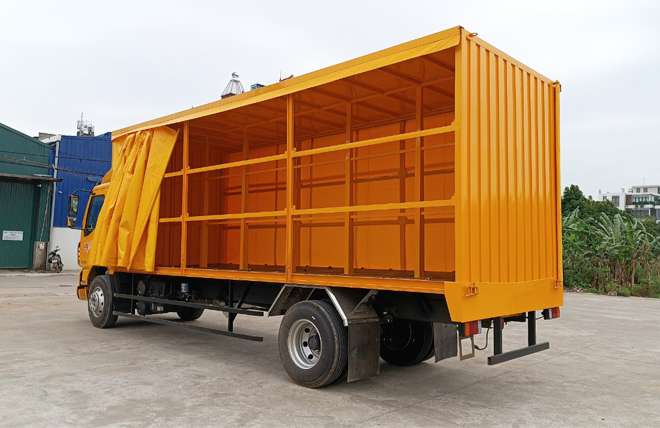 Thiết kế thùng chở két chai chuyên dụng 7m5