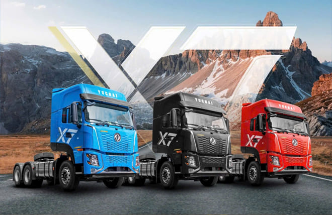 Hình 1: Xe đầu kéo Dongfeng X7 Yuchai 420HP
