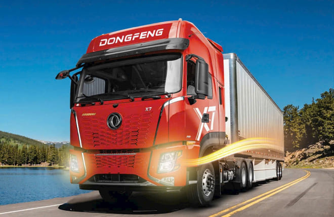 Hình 8: Xe đầu kéo Dongfeng X7 Yuchai 420HP