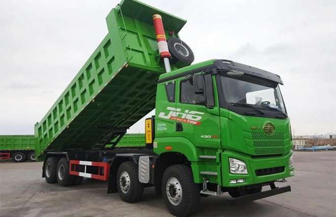 Hình 2: Xe Ben 4 Chân Faw JH6 390Hp