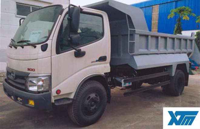 Hình 5: Xe Ben 4 Khối Hino XZU342 HD