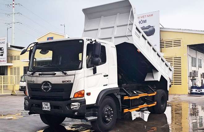 Hình 6: Xe Ben 7 Khối Hino FG