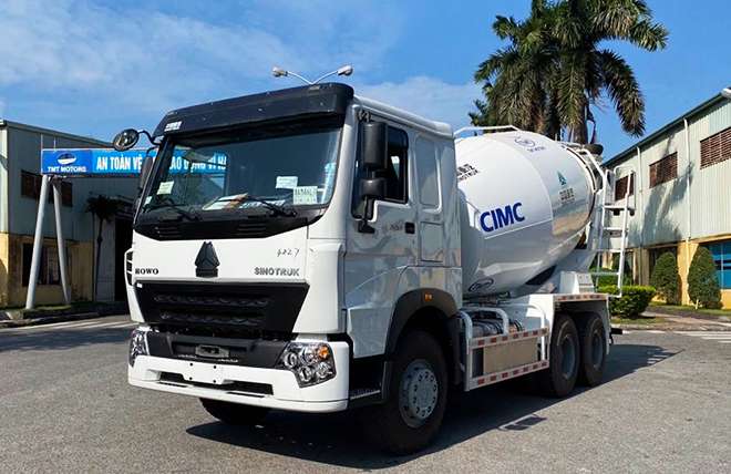 Hình 2: Xe Bồn Trộn Bê Tông Howo 10 Khối