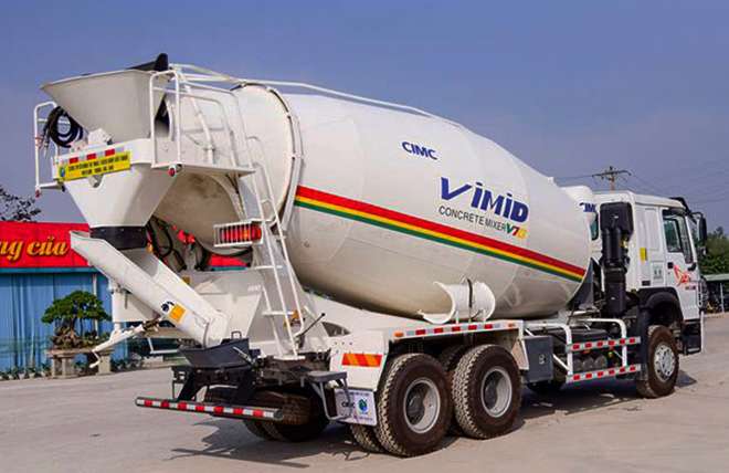 Hình 4: Xe Bồn Trộn Bê Tông Howo 10 Khối