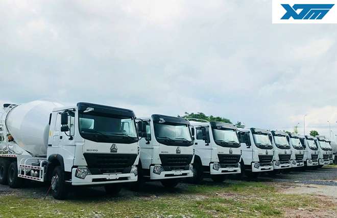 Hình 7: Xe Bồn Trộn Bê Tông Howo 10 Khối