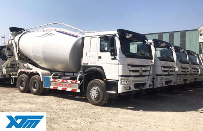 Hình 6: Xe Bồn Trộn Bê Tông Howo 12 Khối